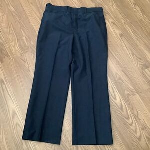 Wrangler Uniforms  Pants Mens Size 36 X 28 Navy Blue Straight USA Vintage US86